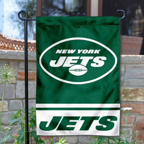 New York Jets Double-Sided Garden Flag 001 (Pls Check Description For Details)